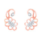 Diamond Earring for her in Rose Gold DER23913