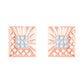 Diamond Earring for her in Rose Gold DER23917
