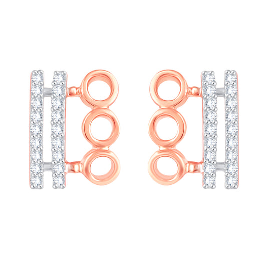 Diamond Earring for her in Rose Gold DER23918