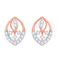 Diamond Earring for her in Rose Gold DER23919
