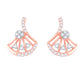 Diamond Earring for her in Rose Gold DER23920