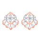 Diamond Earring for her in Rose Gold DER23921