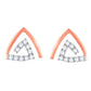 Diamond Earring for her in Rose Gold DER23922
