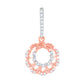 Diamond Earring for her in Rose Gold DER23923