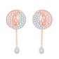 Diamond Earring for her in Rose Gold DER23925