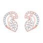 Diamond Earring for her in Rose Gold DER23926
