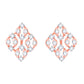 Diamond Earring for her in Rose Gold DER23931