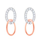 Diamond Earring for her in Rose Gold DER23935
