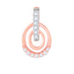Diamond Earring for her in Rose Gold DER23938