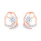 Diamond Earring for her in Rose Gold DER23940