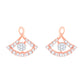 Diamond Earring for her in Rose Gold DER23942