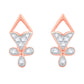 Diamond Earring for her in Rose Gold DER23948