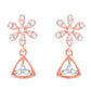 Diamond Earring for her in Rose Gold DER23955