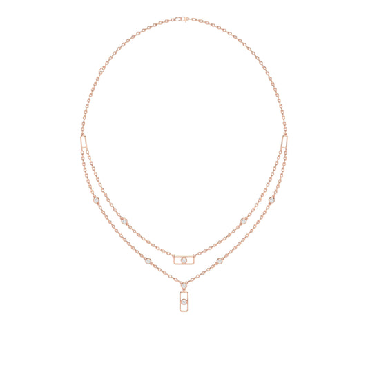 Veera 2-Line Diamond Necklace
