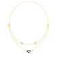Banu 2 Liner Diamond Necklace