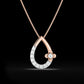 Diamond Earring for her in Rose Gold DER23310