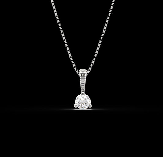 Diamond Pendant for her in White Gold DPD21256
