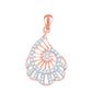 Diamond Pendant for her in Rose Gold DPD22093