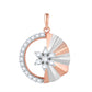 Diamond Pendant for her in Rose Gold DPD22094