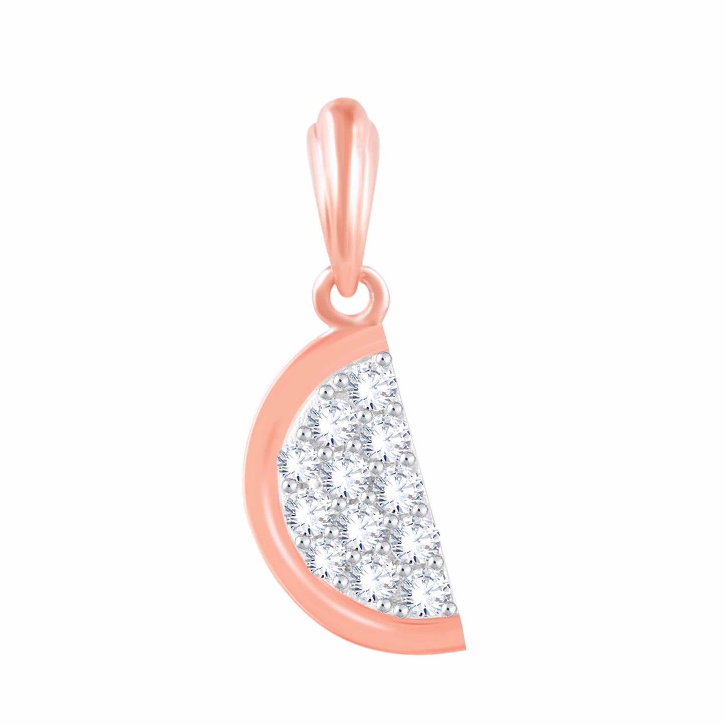 Diamond Pendant for her in Rose Gold DPD22100