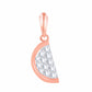 Diamond Pendant for her in Rose Gold DPD22100