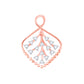 Diamond Pendant for her in Rose Gold DPD22103