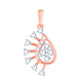 Diamond Pendant for her in Rose Gold DPD22108