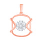 Diamond Pendant for her in Rose Gold DPD22113