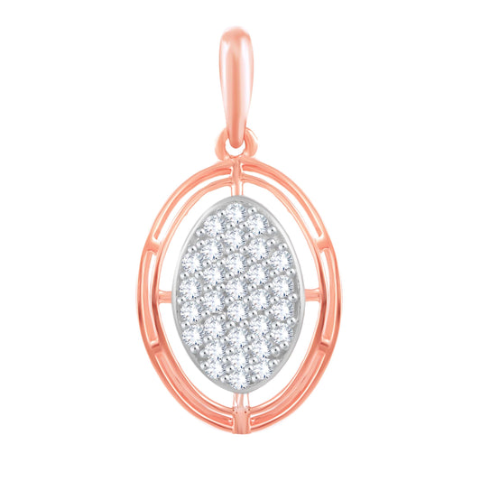 Diamond Pendant for her in Rose Gold DPD22141