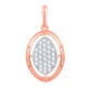 Diamond Pendant for her in Rose Gold DPD22141