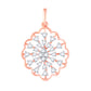 Diamond Pendant for her in Rose Gold DPD22151