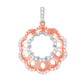 Diamond Pendant for her in Rose Gold DPD22159