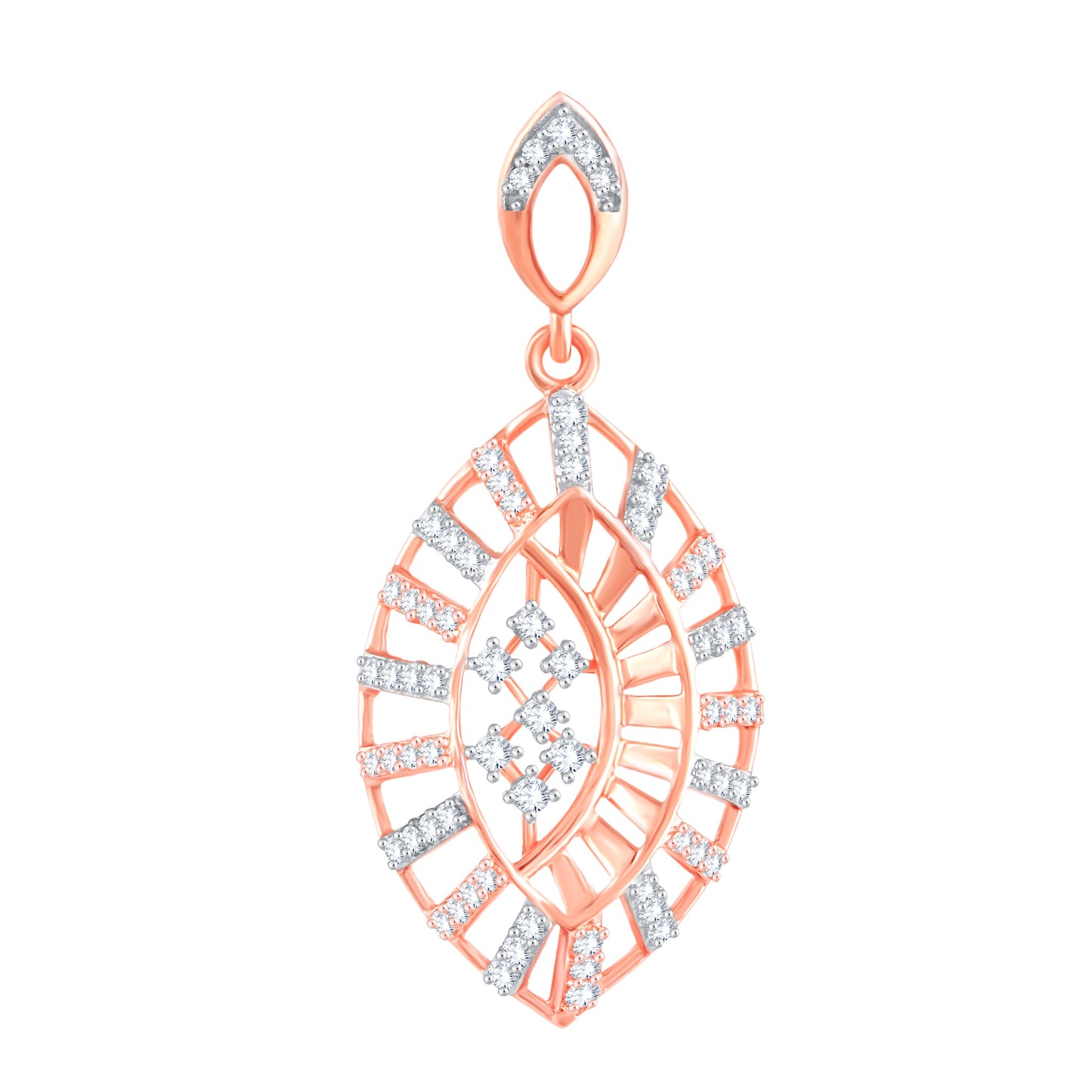 Diamond Pendant for her in Rose Gold DPD22166