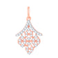 Diamond Pendant for her in Rose Gold DPD22167