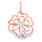 Diamond Pendant for her in Rose Gold DPD22168