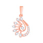 Diamond Pendant for her in Rose Gold DPD22172