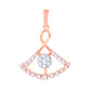 Diamond Pendant for her in Rose Gold DPD22178
