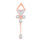 Diamond Pendant for her in Rose Gold DPD22184