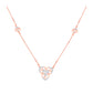 Diamond Pendant for her in Rose Gold DPD22190