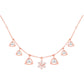 Diamond Pendant for her in Rose Gold DPD22191