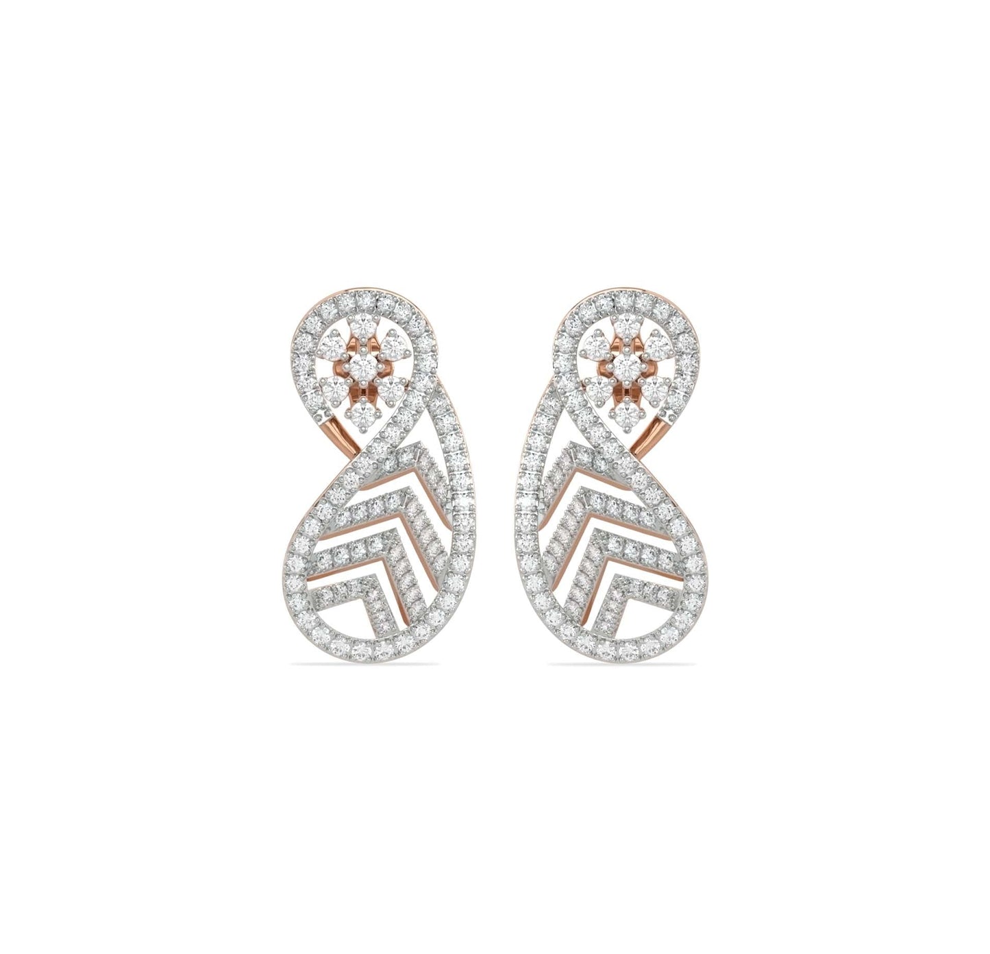 Ivey Diamond Stud Earrings
