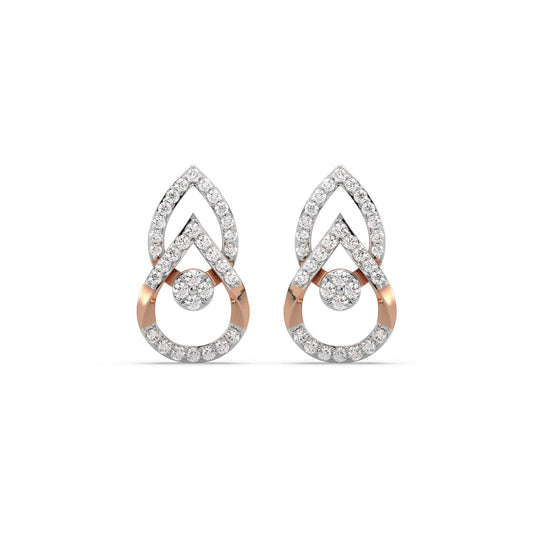 Ilena Layered Diamond Stud Earrings