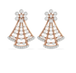 Misha Flower Diamond Stud Earrings