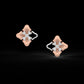 Diamond Pendant Set for her in Rose & White Gold DPE22005