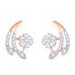 Diamond Earring for her in Rose Gold DPE23003