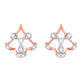 Diamond Earring for her in Rose Gold DPE23014