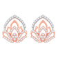 Diamond Earring for her in Rose Gold DPE23023