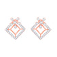 Diamond Earring for her in Rose Gold DPE23026