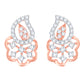 Diamond Earring for her in Rose Gold DPE23031