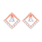 Diamond Earring for her in Rose Gold DPE23037